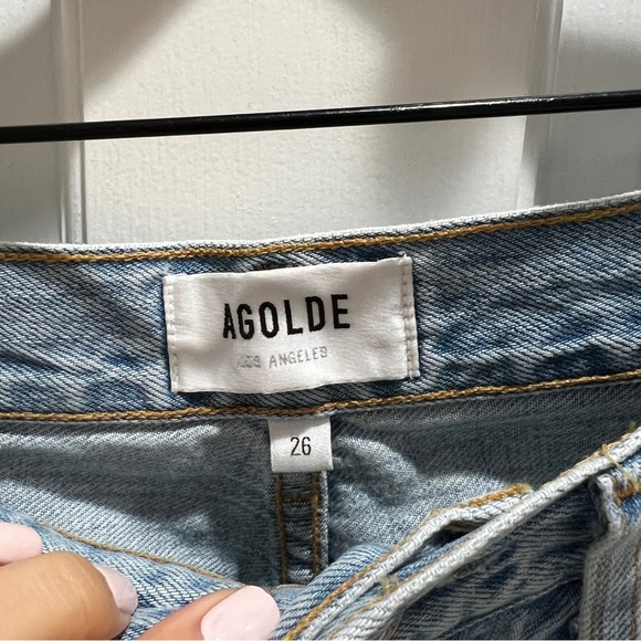 AGOLDE Riley High Rise Straight Crop Jean - Picture 6 of 8